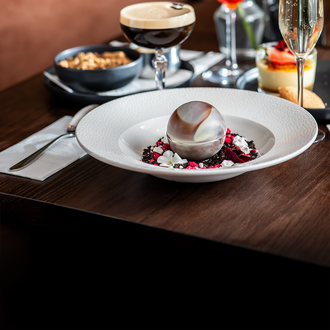 Dessert menu at The Goffs Oak
